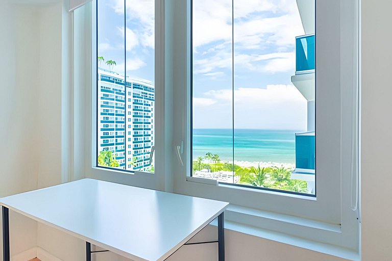 Sunny Seaside Studio with Ocean View