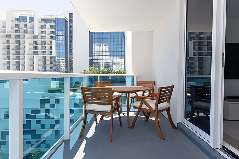 Beachfront Escape | 2BR | Balcony & Ocean View