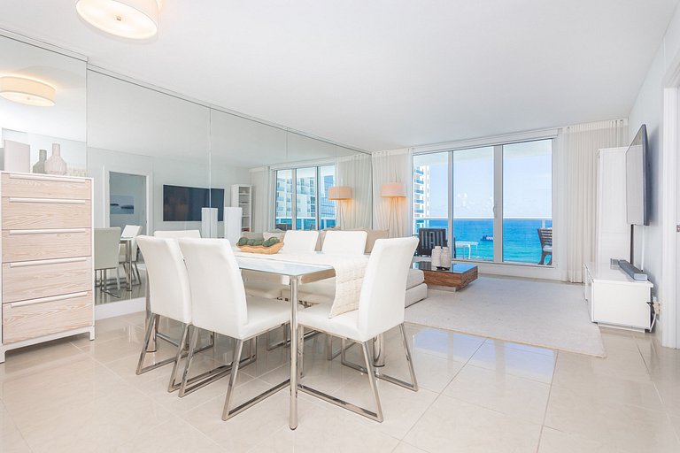 Beachfront Escape | 2BR | Balcony & Ocean View